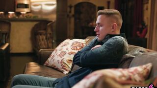 Taboo6.com - Cuckold milf Candence Lux does it with her husbands huge cock best friend inside front of him
