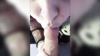 Blowing my sex toy and having a beauty night