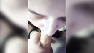 Blowing my sex toy and having a beauty night