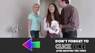 oriental Foster Daughter Trained to Server Her New Parents