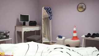FAKEhub - 19yr older red haired Step Sister with irresistible booty gets turned on during night sharing bed and lets her stepbrother taste her wetness and have full 1 time sex with cum and orgasms into point of view