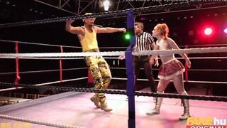 FAKEhub - 18 Year Old Machine vs Bulldozer into Knockouts - thin red head college cunt with mouth Ella Hughes with yummy long pink nipples and huge booty inside battle with rough penis yellow British monster Marc Rose