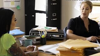 Big Titted lesbians having sex inside the police station - Ryan Keely, Payton Preslee
