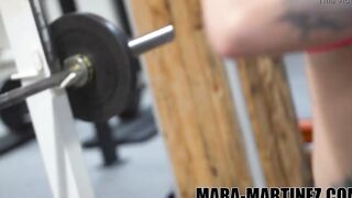 Long Cumshot into the Gym!