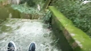 I Gave him Outdoors Oral Sex and made him Cum into my Nike Air one ( Shoejob   Cumwalk )