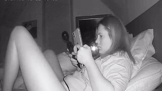 milf Jackhammers Clitoris Before Bed Spy Web Cam