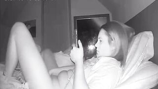 milf Jackhammers Clitoris Before Bed Spy Web Cam