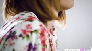 Tiny melons milf talking about sex and solo masturbation