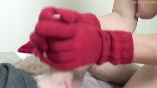 Red Sweater Hand Job