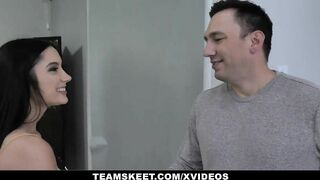 BADMILFS - sharing penis with stepmom