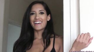 Chloe Amour sucking off dick