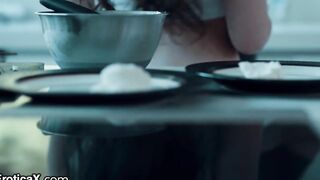 Lovers James Deen & Alison Rey Banged Into The Kitchen