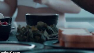 Lovers James Deen & Alison Rey Banged Into The Kitchen