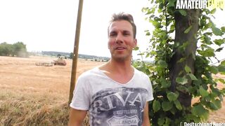 DeutschlandReport - Mature German Skank Screwed Rough By Young Stud Inside Her Pierced Snatch - AMATEUREURO