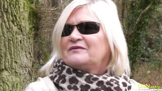 OLDNANNY 2 blonde ladies dig masturbation together