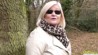 OLDNANNY 2 blonde ladies dig masturbation together