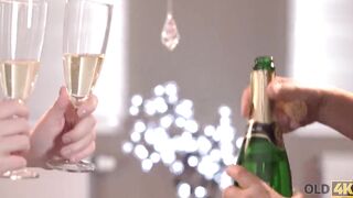 Old4k. Sex Of 18 Yo Hottie And Older Man Into Cozy House