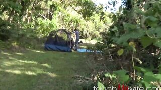 Freaky Wifey Helps Stranger Pitch A Tent