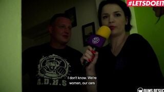BumsBesuch - Lullu Gun Cutie German Beauty Blows And Fucks Lucky Bro On Camera - LETSDOEIT