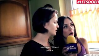 BumsBesuch - Lullu Gun Cutie German Beauty Blows And Fucks Lucky Bro On Camera - LETSDOEIT