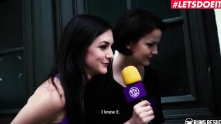 BumsBesuch - Lullu Gun Cutie German Beauty Blows And Fucks Lucky Bro On Camera - LETSDOEIT