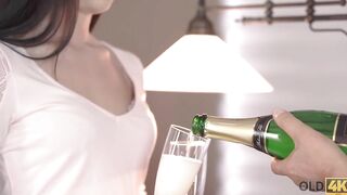 OLD4K. Tasty sluts blows and rides mature phallus of new paramour