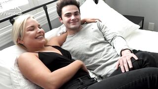 Thick Blonde PAWG Fucks Fresh 19 Year Old Performer Miguel!