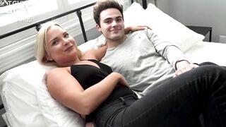 Thick Blonde PAWG Fucks Fresh 19 Year Old Performer Miguel!