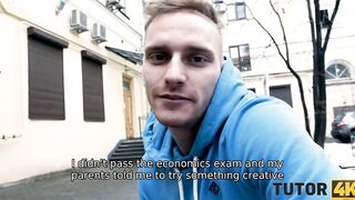 TUTOR4K Guy cant wait to view the old professor completely nude