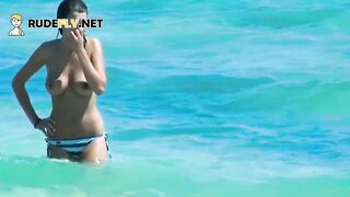 Everyone is excited when this nudist 19 yo shows up