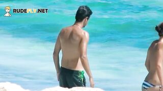 Everyone is excited when this nudist 19 yo shows up