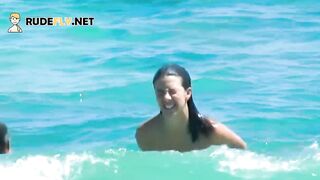 Everyone is excited when this nudist 19 yo shows up