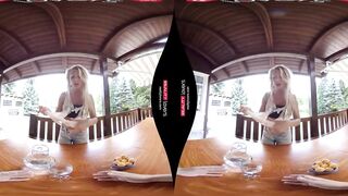 Gorgeous Beauty cougar with Huge Melons into VR