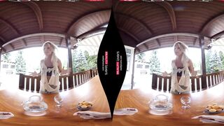 Gorgeous Beauty cougar with Huge Melons into VR
