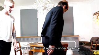 TUTOR4K. Porn actress plays teacher who takes rough penis inside cozy hole