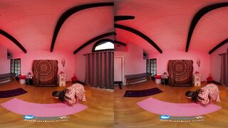 Yoga Dark Hair Beauty Maya Woulfe Squirting On Your Rough Penis point of view