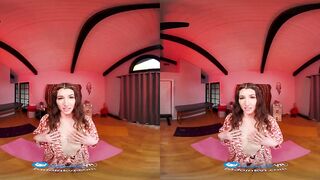 Yoga Dark Hair Beauty Maya Woulfe Squirting On Your Rough Penis point of view