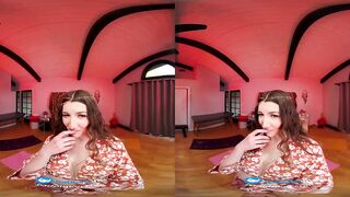 Yoga Dark Hair Beauty Maya Woulfe Squirting On Your Rough Penis point of view
