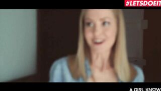 AGirlKnows - Angel Piaff & Sicilia Super Czech Lesbo Sensual Sex With Her Gf - LETSDOEIT