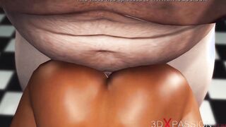 Fucking machine. goddess african into restraints and fat dirty chef