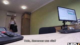 VIP4K. The lack of cash motivates the mom to sell her twat to the bank employee