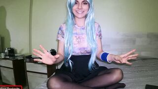 Porn actress gets turned on into an interview and ends up fucking - 100% real - Trailer