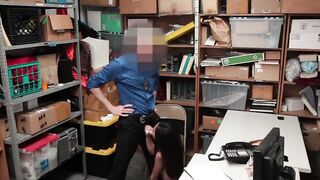 Slender chinese 19 Yo Caught Stealing and Strip Searched into Back Room