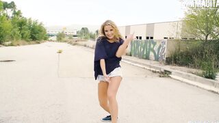 MAMACITAZ - (Sofi Goldfinger, Ramon Nomar) - Curly Hair Blonde 19 Yo Banged! By Muscular Stud Inside Outdoors