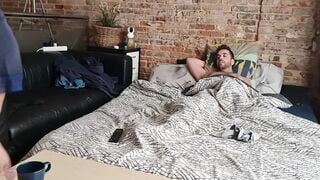My stepson shows his huge penis while I clean his room, I LOVE to provoke his long penis to erection and TO MAKE DOWN WHILE HE LOOKS AT ME. I'm very soak, I imagine blowing and getting all the milk out of her eggs while watching THE SQUID GAME on NETFLIX