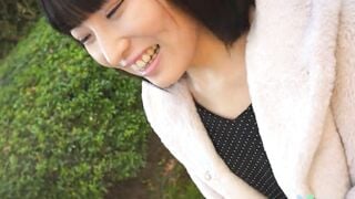 Japanese Amateur Eri Morimiya into a casting couch interview to become a JAV porn performer