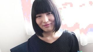 Japanese Amateur Eri Morimiya into a casting couch interview to become a JAV porn performer