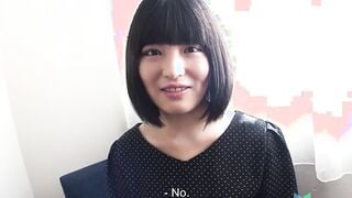 Japanese Amateur Eri Morimiya into a casting couch interview to become a JAV porn performer