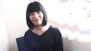 Japanese Amateur Eri Morimiya into a casting couch interview to become a JAV porn performer