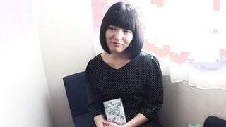 Japanese Amateur Eri Morimiya into a casting couch interview to become a JAV porn performer
